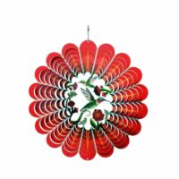Mobile à vent colibris 3d colibris--Rouge-Spin-Art Spinners