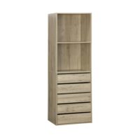 Module dressing avec 5 tiroirs et 2 étagères