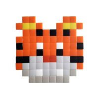 Mosaïque adhésive en verre orange-Verre-Orange-Pixel Box