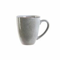 Mug en céramique gris au design minéral 300 ml-Céramique-Gris-Saveur Et Degustation
