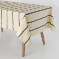 Nappe 100% Coton Jaune 140x140 cm-Coton-Jaune-Happy Friday