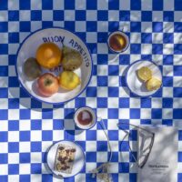 Nappe bleu et blanc à carreaux--Bleu-RNT by Really Nice Things