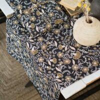 Nappe coton  140x240 cm gris anthracite-Coton-Gris-Today