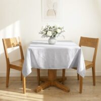 Nappe coton lin metis-Lin-Gris-Linandelle