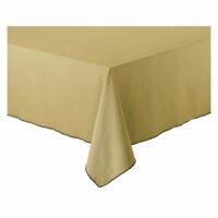 Nappe recyclée  en coton kaki 140 x 140 cm-Coton-Vert-Winkler