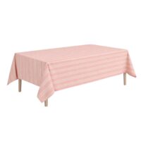 Nappe rose coton h0.5xl140xl250cm-Coton-Rose-Mica Decorations
