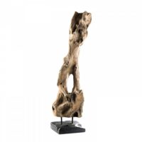 Objet décoration bois branche naturelle H106-Bois-Marron-MACABANE