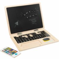 Ordinateur portable en bois-Bois-Beige-Small foot company