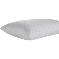 Oreiller polyester blanc 60x60 cm--Blanc-Planete Discount
