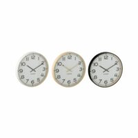 Pack de 3 horloges murale en plastique multicolore 30x30x4 cm-Plastique-Multicolore-LANADECO