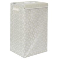 Panier à linge pliable beige-Lin-Beige-Je Cherche Une Idee
