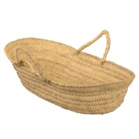 Panier long avec anses osier naturel 20 x 40--Beige-Home Maison