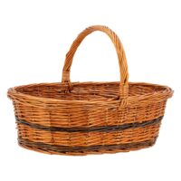 Panier lucette en osier buff bas--Multicolore-Aubry Gaspard