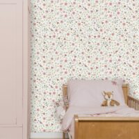 Papier peint farandole fleurie 1000x52cm-Papier-Multicolore-Little Dutch