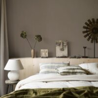 Papier peint toile de lin argile taupe rosé 1000x53cm-Argile-Marron-vtwonen