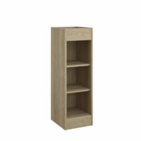 Petite bibliothèque effet bois chêne blond pour rangement-Bois-Beige-Galipette