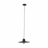 Petite suspension en rotin noir--Noir-Zuiver