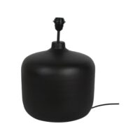 Pied de lampe en métal noir mat-Métal-Noir-Decoclico