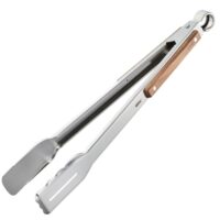 Pince à barbecue en inox - 43 cm-Bois de Pin-Argenté-GEFU
