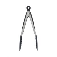 Pince à  servir silicone noir-Bois de Pin-Noir-Oxo
