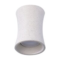 Plafonnier en béton gris-Béton-Blanc-Sulion