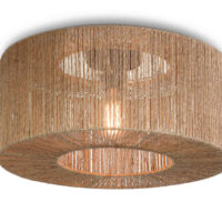 Plafonnier en jute D50--Beige-Good & Mojo