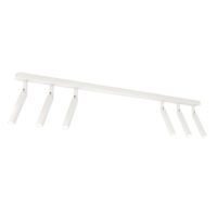 Plafonnier en métal blanc