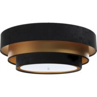 Plafonnier en tissu trinity-Tissu-Noir-BPS Koncept