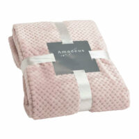 Plaid Damier--Rose-Jardideco