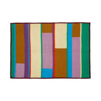 Plaid multicoloré en coton 140x200 cm-Coton-Multicolore-Hübsch