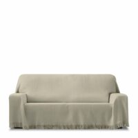 Plaid polyvalent taupe 230 cm (Mesures comptant les franges)--Taupe-Eysa
