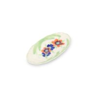 Plat de service multicolore en grès 30