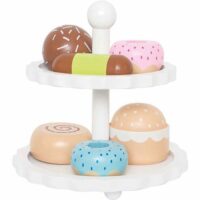 Plateau à gâteaux blanc--Multicolore-JaBaDaBaDo