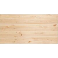Plateau de bureau en pin massif 120 x 60 x 1