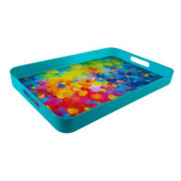 Plateau de service  multicolore mélamine 53