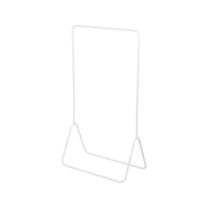 Portant vêtements blanc H147cm--Blanc-Compactor