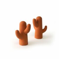 Porte-bijoux béton terracotta (duo)-Béton-Orange-Gone's