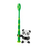 Porte brosse à dents et brosse à dents  vert nylon  x  xxxxxxx  x  cm--Vert-Pylones