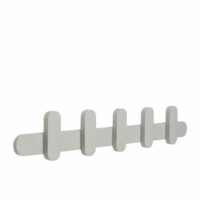 Porte-manteau en bois de frêne gris clair-Bois-Gris-Hübsch