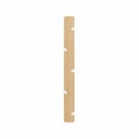 Porte-manteau mural en pin massif 100 cm Non verni-Bois de Pin-Marron-Naan Furniture
