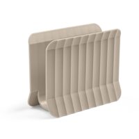 Porte-serviettes vertical en polypropylène gris mat-Polypropylène-Taupe-BlimPlus