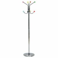 Portemanteau enfant acier et bois-Bois-Gris-Altobuy