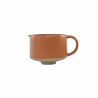 Pot à lait marron en grès H7