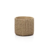 Pot béton marron 16