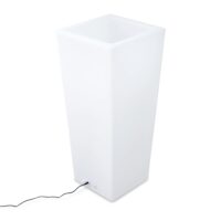 Pot de fleurs décoratif lumineux led 75cm 16 couleurs rechargeable--Multicolore-sweeek