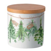 Pot hermétique herbes fraiches 9.5 cm--Blanc-Ambiente