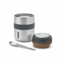 Pot isotherme thermo pot acier gris--Gris-Black and Blum
