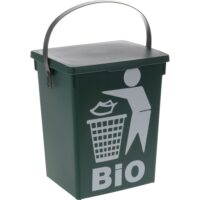 Poubelle de table / seau à compost vert 5L--Vert-Wadiga