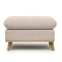Pouf beige--Beige-MAISONS DU MONDE x POLE POSITION