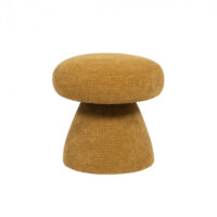 Pouf champignon en tissu  ø43 cm jaune-Amadeus